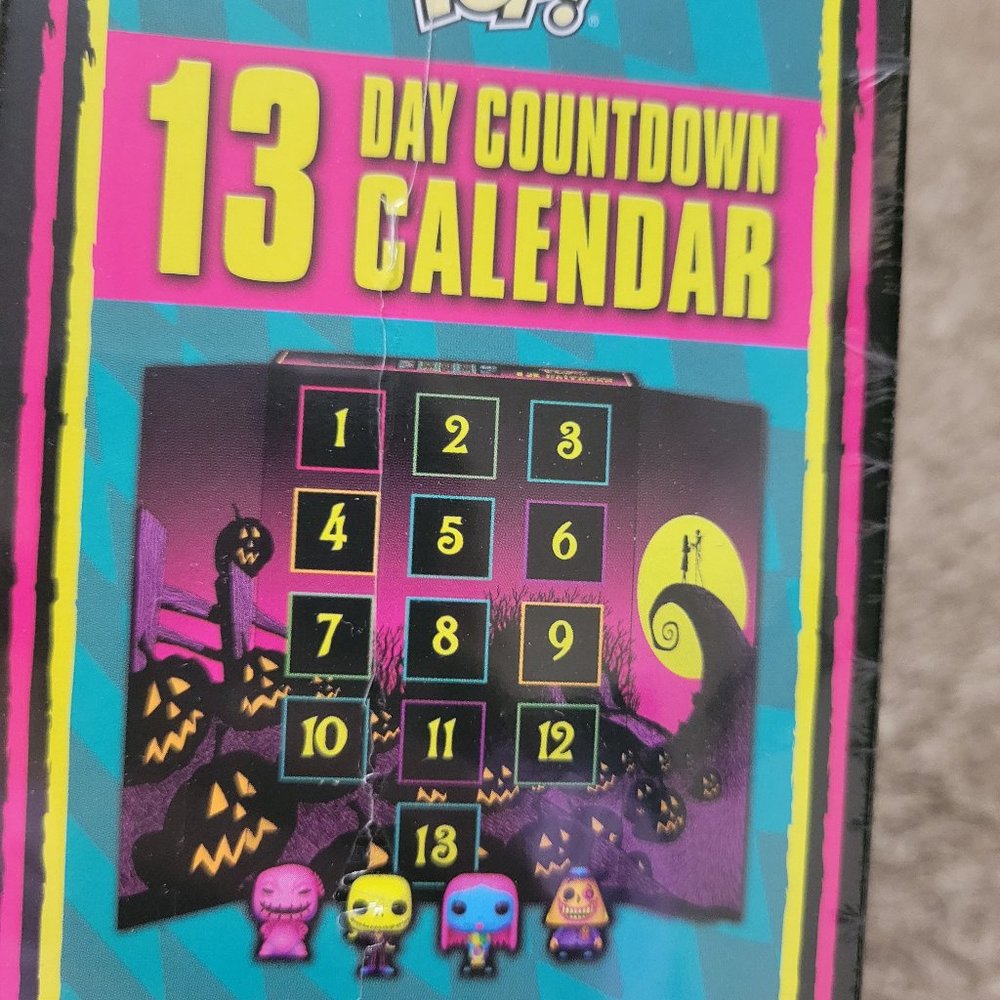 Funko Nightmare Before Christmas Halloween Countdown 13 Figures Pocket POP NEW - Picture 5 of 8